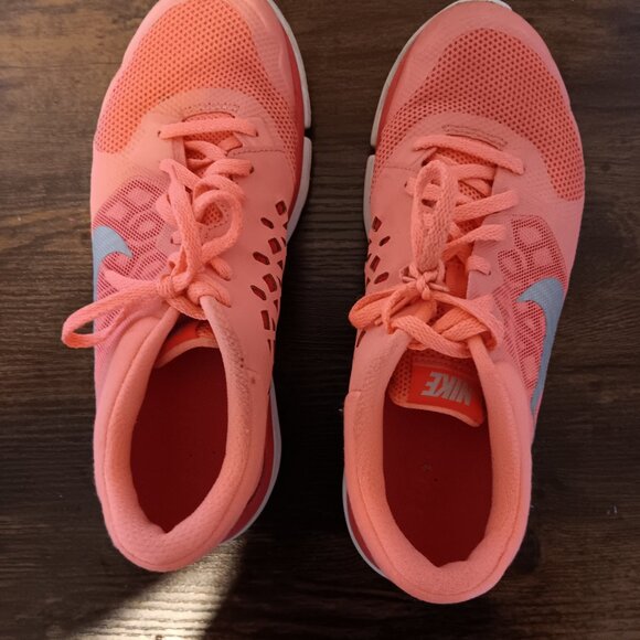 Nike Flex 2015 Run Coral Orange Running Shoes – Women’s Size 8 - Picture 6 of 8